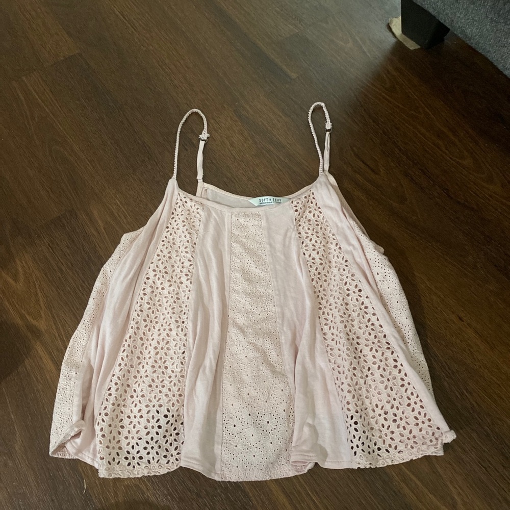 Xl crop American eagle tank
